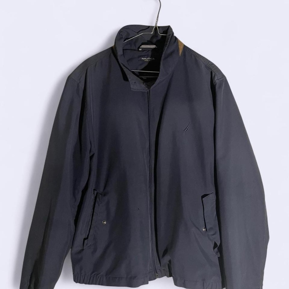 Nautica Classic Bomber Jacket Navy Blue Outerwear